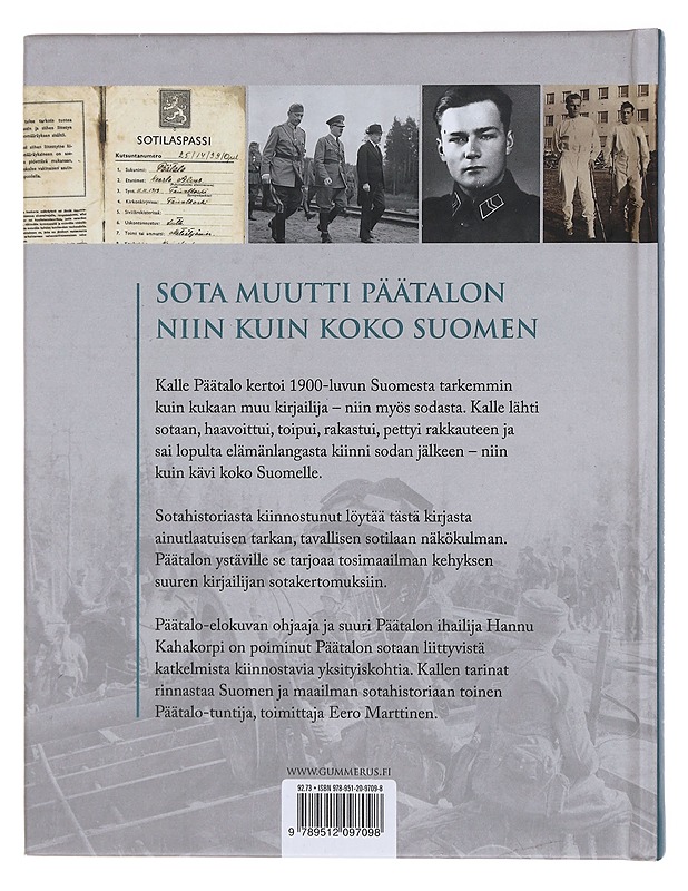 Semmonen savotta / talvi- ja jatkosota Kalle Päätalon silmin - Päätalo, Kalle - Elämäkerrat ja muistelmat - 10105573435 - 1
