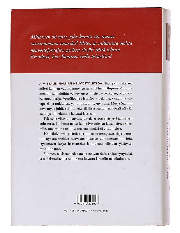 Stalin / punaisen tsaarin hovissa - Sebag Montefiore, Simon - Elämäkerrat ja muistelmat - 10105573442 - 1