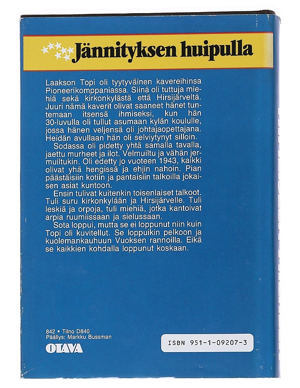 Viimeiseen mieheen - Jorma Kurvinen - Romaanit ja novellit - 10105573453 - 1