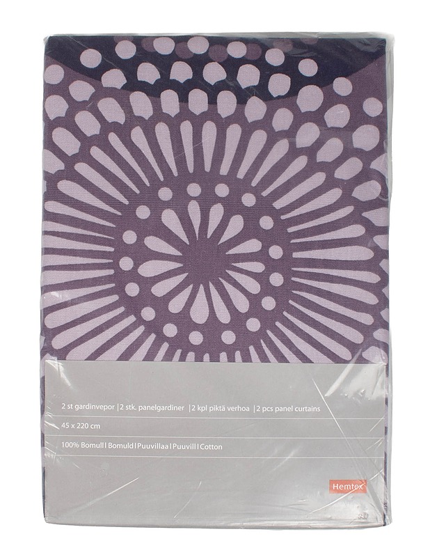 HEMTEX paneeliverhot, 45x220 cm, 2 kpl - Verhot ja kapat - 10105573522 - 0