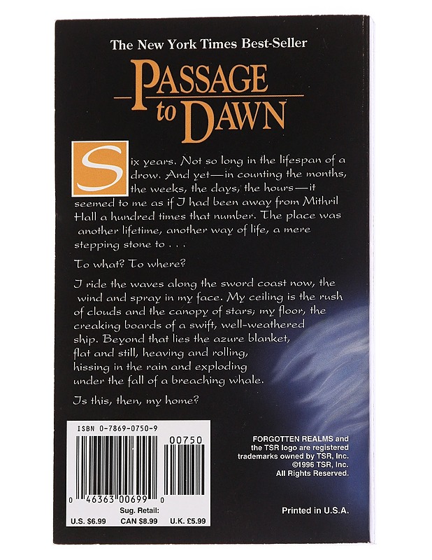 Passage of dawn - R.A. Salvatore - Fantasia- ja scifi - 10105573533 - 1