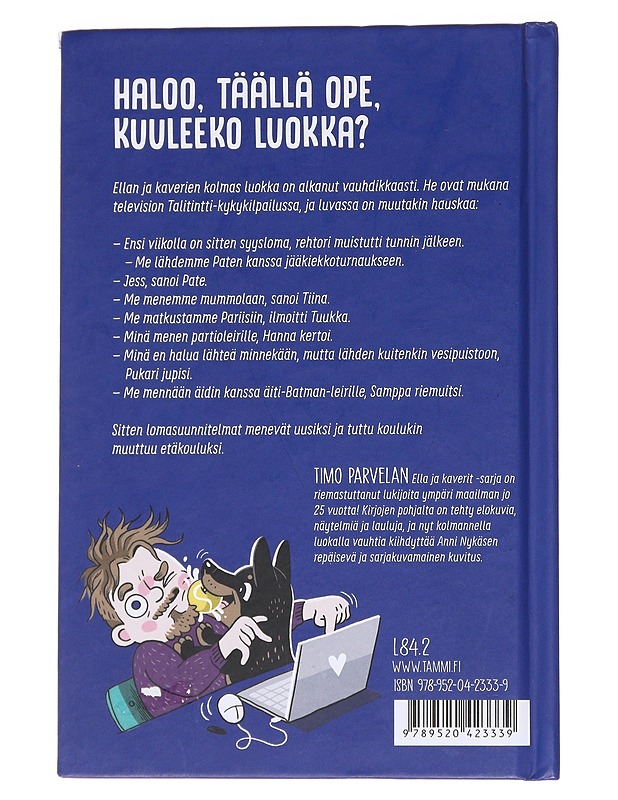 Ella ja kaverit etäkoulussa - Parvela, Timo - Lastenkirjat - 10105573581 - 1
