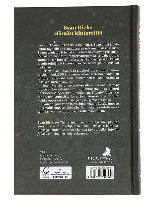 Elämäni juoksu - Sean Ricks - Elämäkerrat ja muistelmat - 10105573593 - 1
