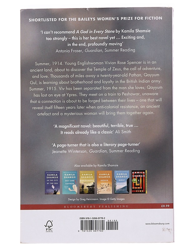 A god in ever stone - Kamila Shamsie - Romaanit ja novellit - 10105573597 - 1