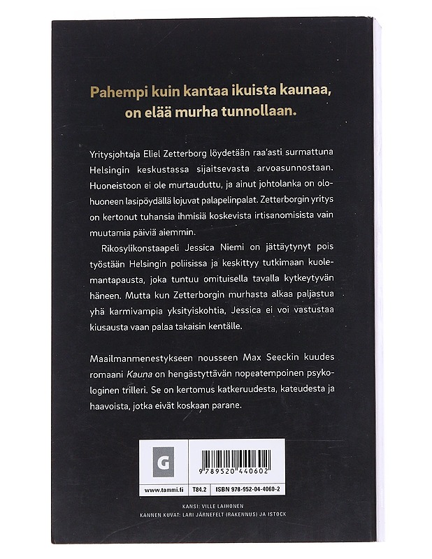 Kauna - Max Seeck - Romaanit ja novellit - 10105573630 - 1