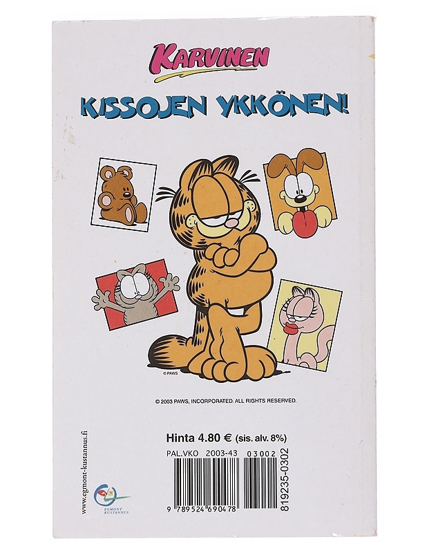 Karvinen / Pikku purtavaa - DAVIS, JIM - Sarjakuvat - 10105573639 - 1
