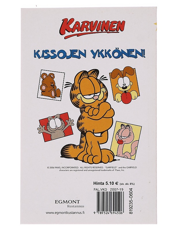 Karvinen : juokse porosein.. - Davis, Jim - Sarjakuvat - 10105573664 - 1