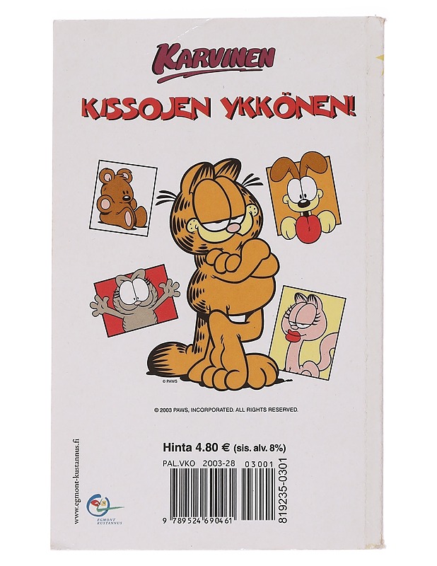 Karvinen / päivä pulkassa - DAVIS, JIM - Sarjakuvat - 10105573681 - 1
