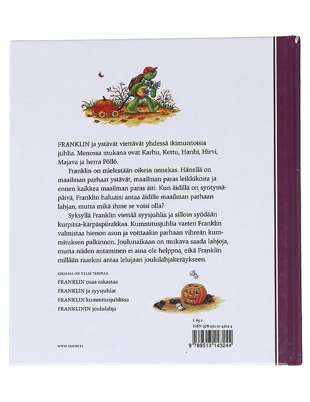 Franklin viettää juhlaa : suuri lastenlukemisto 2 - Bourgeois, Paulette - Lastenkirjat - 10105573683 - 1