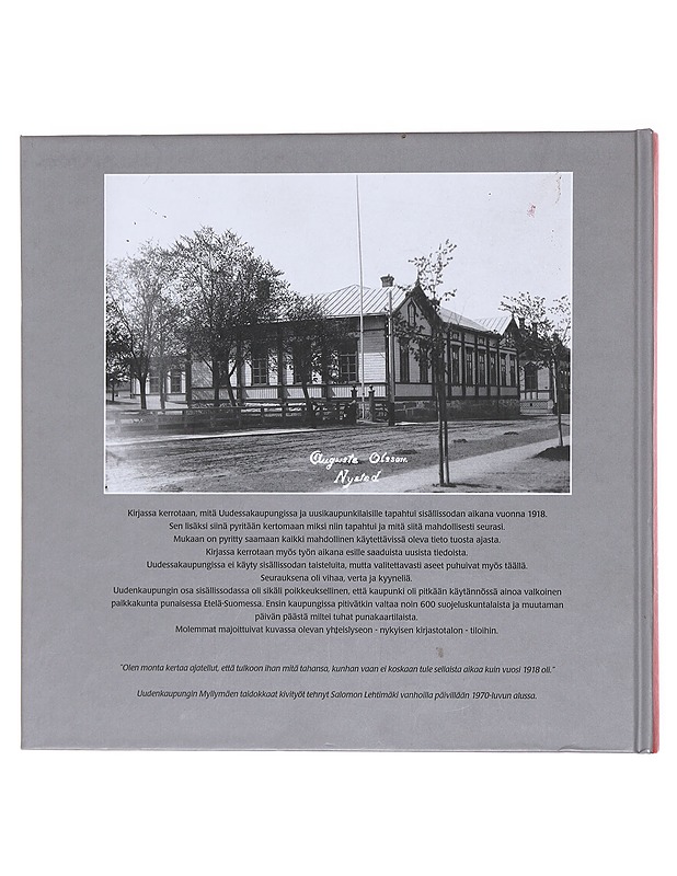 Vihaa, verta ja kyyneliä : punavalkoinen Uusikaupunki 1918 - Ahtiainen, Pentti - Tietokirjat ja oppaat - 10105573731 - 1