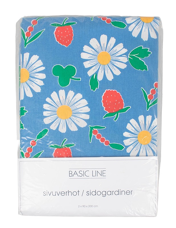 BASIC LINE sivuverhot, 90x200 cm, 2 kpl - Verhot ja kapat - 10105573798 - 0