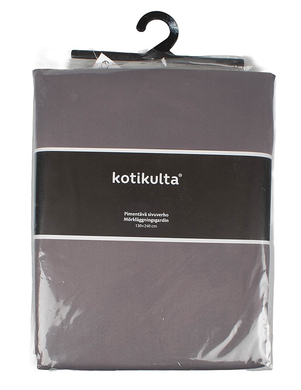 KOTIKULTA Pimentävä sivuverho, 130x240 cm - Verhot ja kapat - 10105573801 - 0