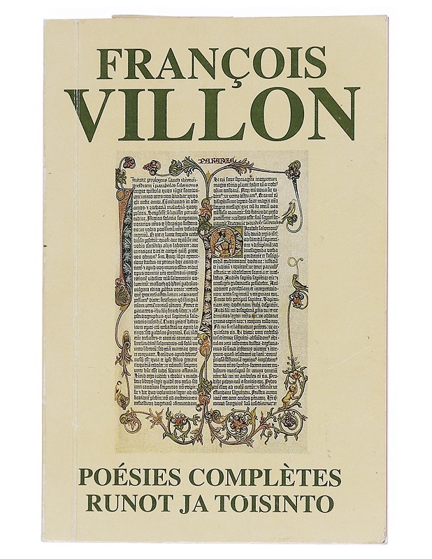 Poesies completes: runot ja toisinto - Francois Villon - Runot ja näytelmät - 10105573809 - 0