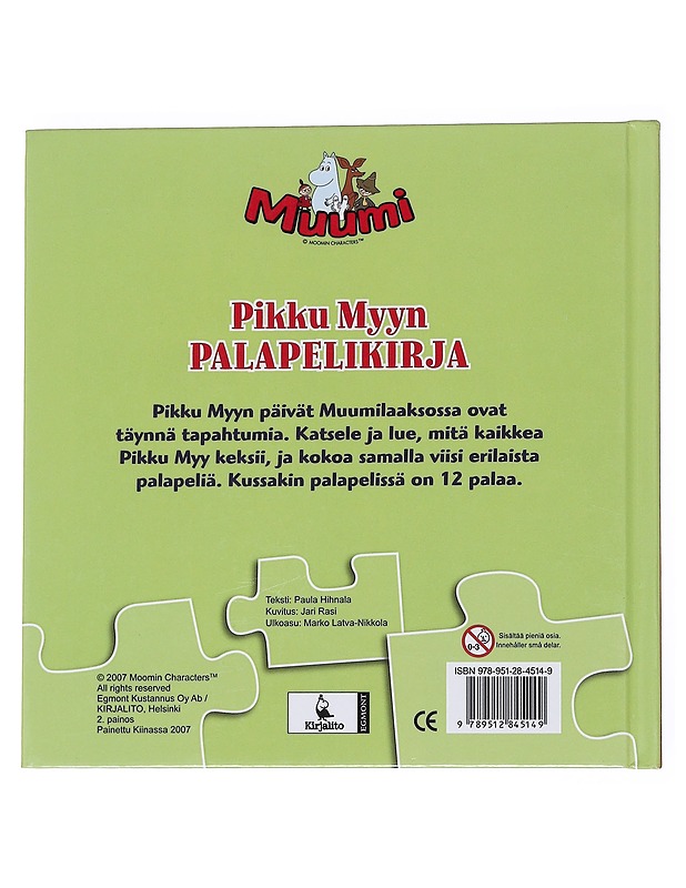 Pikku Myyn palapelikirja - Hihnala, Paula - Lastenkirjat - 10105573831 - 1
