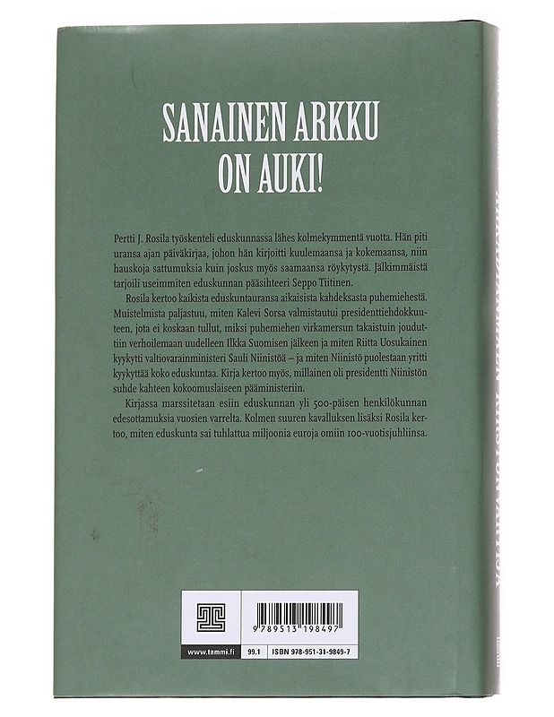 Arkadianmäen kirstunvartija - Pertti J. Rosila - Elämäkerrat ja muistelmat - 10105573829 - 1