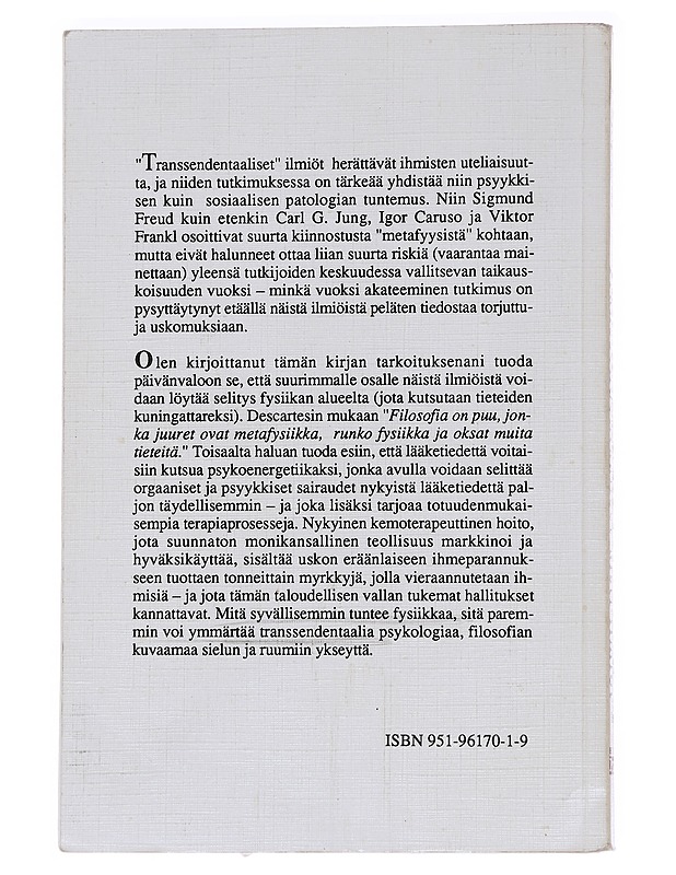 Triloginen metafysiikka osa II - Norberto R. Keppe - Tietokirjat ja oppaat - 10105573847 - 1