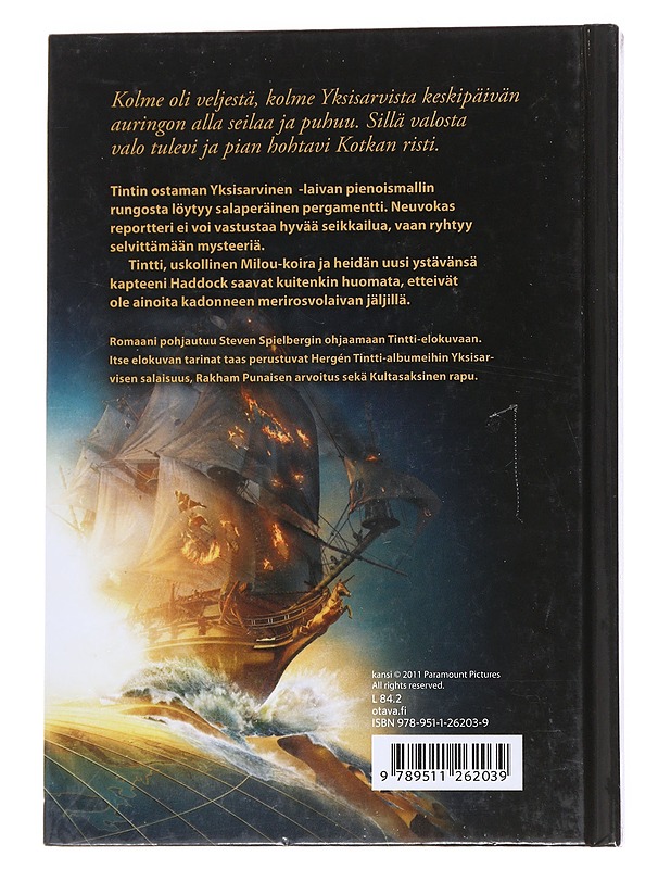 Tintin seikkailut / romaani elokuvasta - Irvine, Alex - Nuorten kirjat - 10105573899 - 1