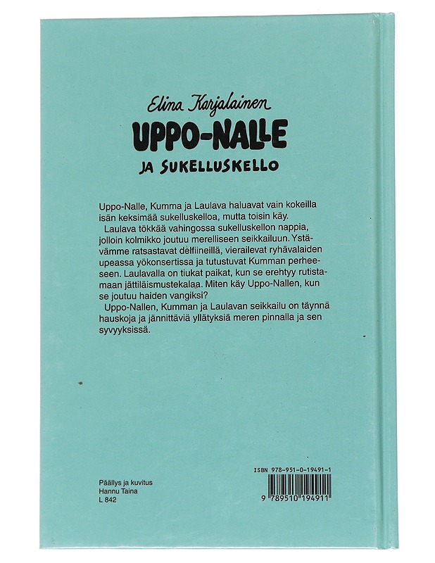 Uppo-Nalle ja sukelluskello - Karjalainen, Elina - Lastenkirjat - 10105573904 - 1