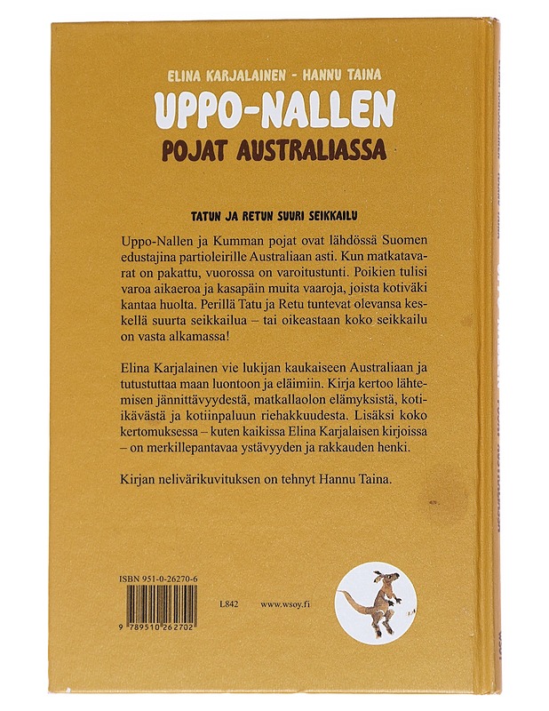 Uppo-Nallen pojat Australiassa - Karjalainen, Elina - Lastenkirjat - 10105573905 - 1