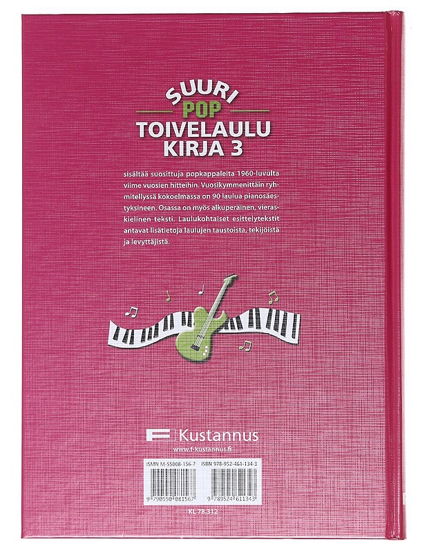 Suuri poptoivelaulukirja. 3 - Kari, Virpi - Musiikki- ja elokuvakirjat - 10105573942 - 1
