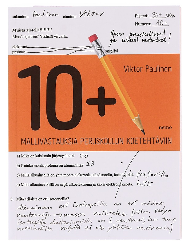 10+: mallivastauksia peruskoulun koetehtäviin - Viktor Paulinen - Tietokirjat ja oppaat - 10105573946 - 0