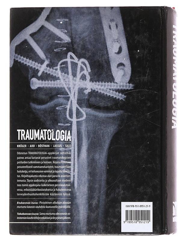 Traumatologia - Aro, Hannu - Tietokirjat ja oppaat - 10105573950 - 1