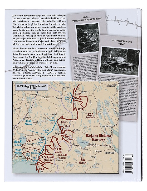Jatkosodan torjuntataisteluja 1942-44 - Raunio, Ari - Tietokirjat ja oppaat - 10105573957 - 1