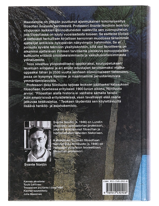 Filosofian historia : länsimaisen järjen seikkailut Thaleesta postmodernismiin - Nordin, Svante - Tietokirjat - 10105573969 - 1