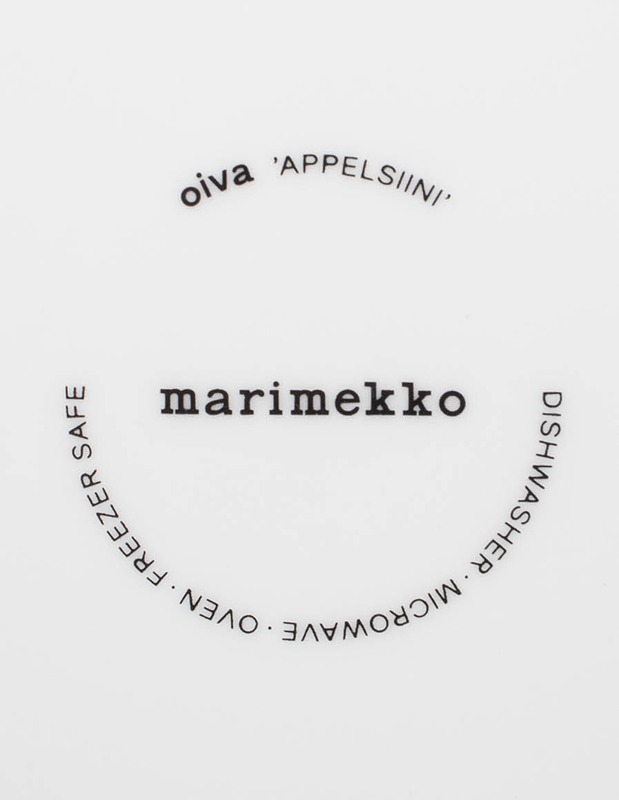 MARIMEKKO Oiva Appelsiini lautanen - Designsuosikit - 10105574063 - 3