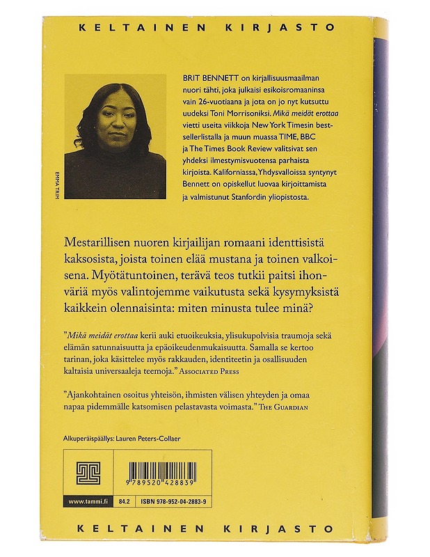 Mikä meidät erottaa - Bennett, Brit - Romaanit ja novellit - 10105574088 - 1