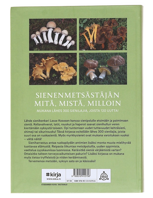 Sienenmetsästystä / tunnista parhaat ruokasienet - Kosonen, Lasse - Tietokirjat ja oppaat - 10105574133 - 1