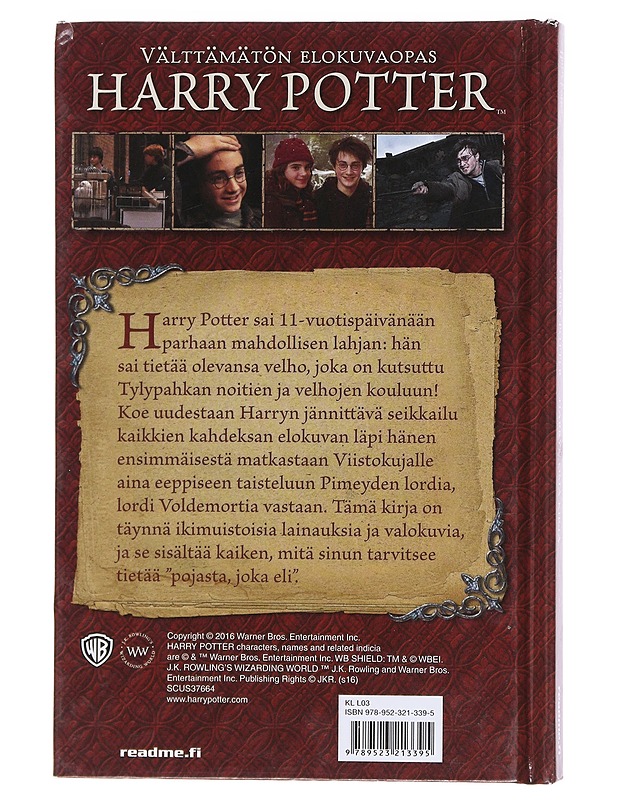 Harry Potter / elokuvaopas - Baker, Felicity - Lastenkirjat - 10105574132 - 1