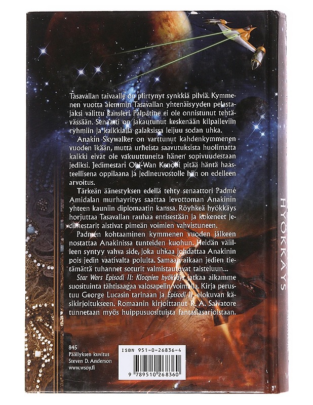 Kloonien hyökkäys - Salvatore, R. A. - Romaanit ja novellit - 10105574134 - 1