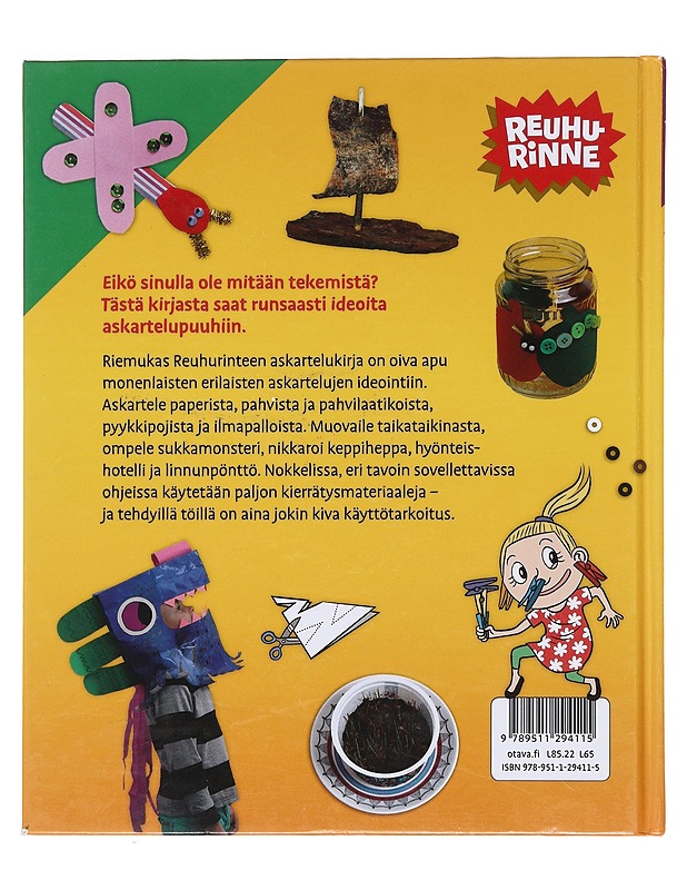 Reuhurinne: Askartelukirja - Anne Luukkanen - Lastenkirjat - 10105574144 - 1