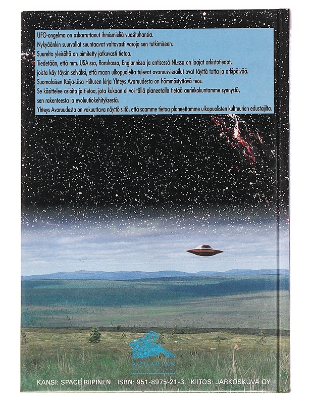Yhteys avaruudesta - Kaija-Liisa Hiltunen - Fantasia- ja scifi - 10105574155 - 1