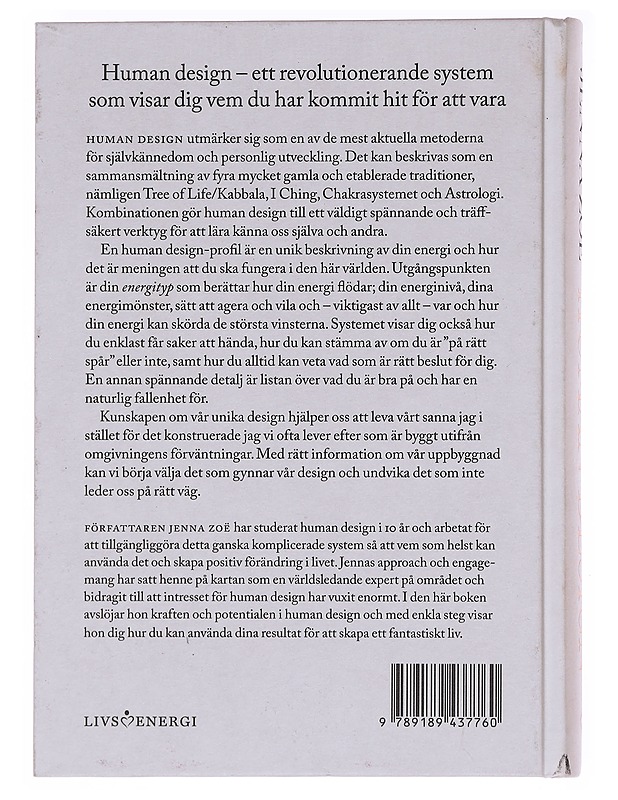 Human Design : Hitta livets flöde med din unika design - Jenna Zoë - Hyvinvointikirjat - 10105574279 - 1