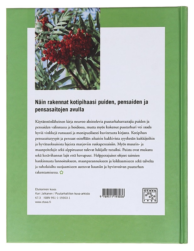 Kotipuutarhan pensasaidat, pensaat ja puut - Raybo, Bjørg A. - Tietokirjat ja oppaat - 10105574318 - 1