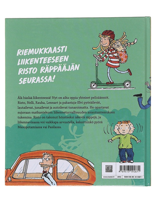 Risto Räppääjä liikenteessä - Nopola, Sinikka - Lastenkirjat - 10105574323 - 1