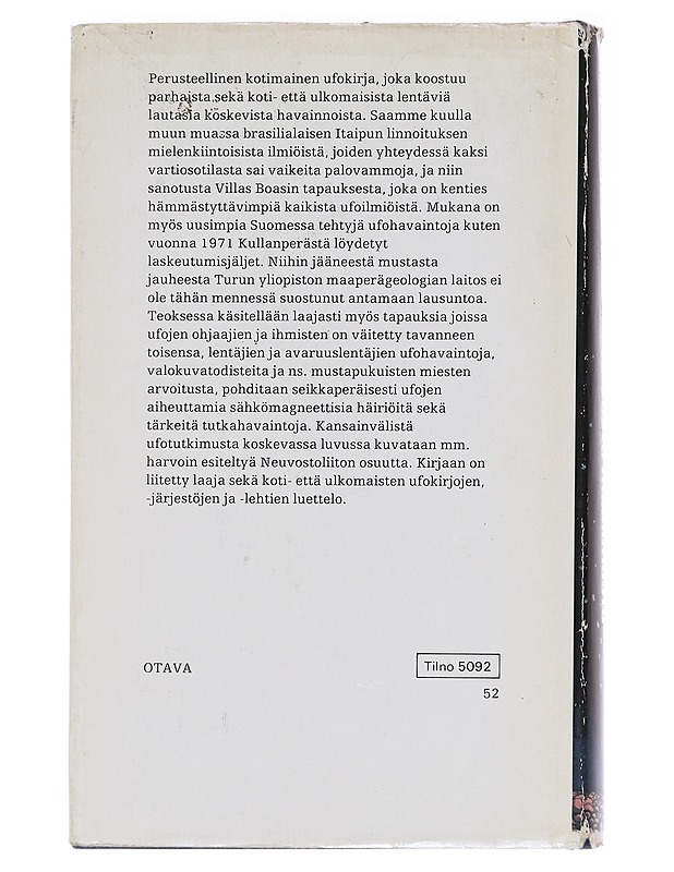 Mies toisesta maailmasta ja muita UFO-ilmiöitä - Reijo Sjögren - Fantasia- ja scifi - 10105574329 - 1