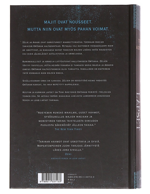 Koston ja kunnian lapset - Adeyemi, Tomi - Romaanit ja novellit - 10105574331 - 1