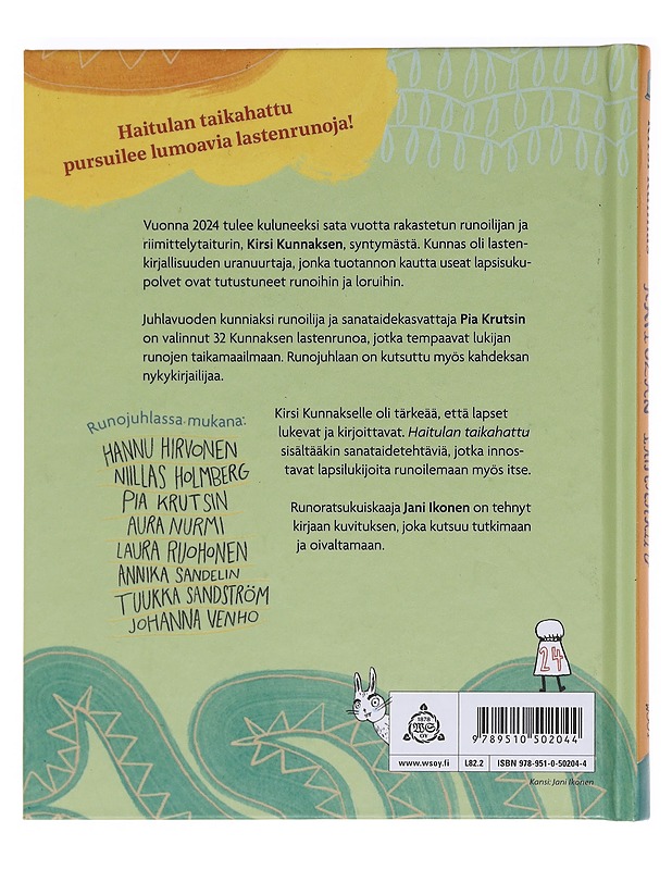 Haitulan taikahattu - Kunnas, Kirsi - Lastenkirjat - 10105574363 - 1