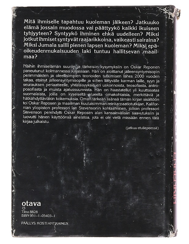 Olen elänyt ennenkin - Reponen, Oskar - Tietokirjat ja oppaat - 10105574377 - 1