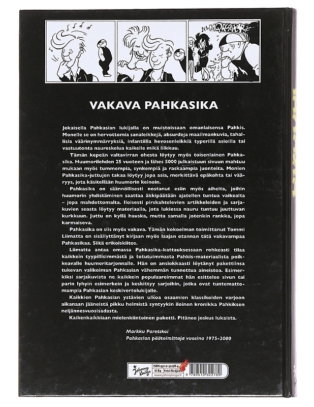 Pahkasika / julmettu latriinilukemisto - Liimatta, Tommi - Sarjakuvat - 10105574398 - 1