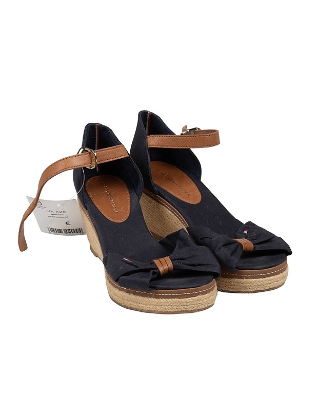TOMMY HILFIGER kangas korkosandaalit, 36 - Naisten kengät  - 10105574399 - 0