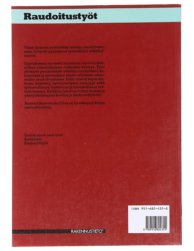 Raudoitustyöt - Ruohomäki, Juhani - Tietokirjat ja oppaat - 10105574448 - 1