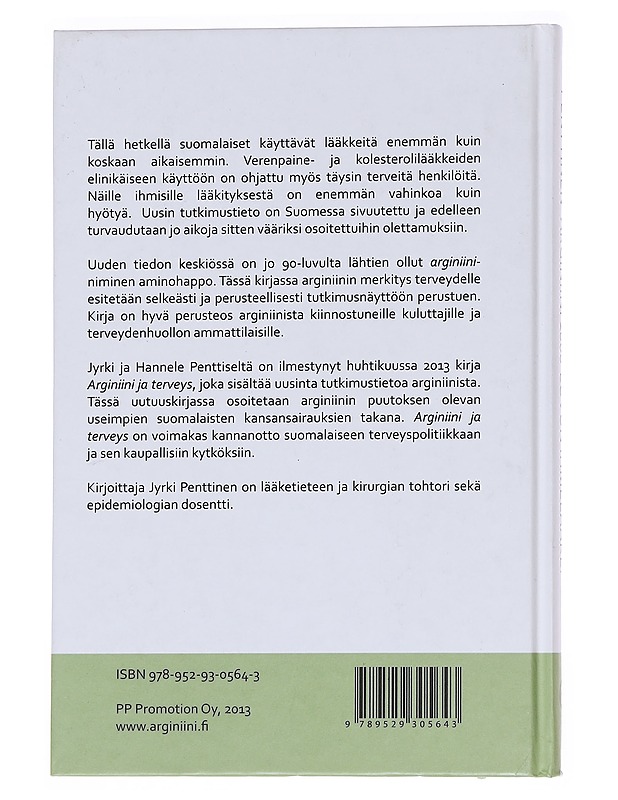 Arginiini : 2000-luvun ihmelääke? - Jyrki Penttinen - Tietokirjat ja oppaat - 10105574485 - 1