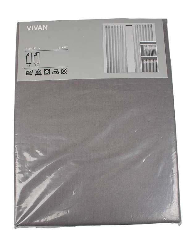 IKEA Vivan verhot, 145x250 cm, 2 kpl - Verhot ja kapat - 10105574507 - 0
