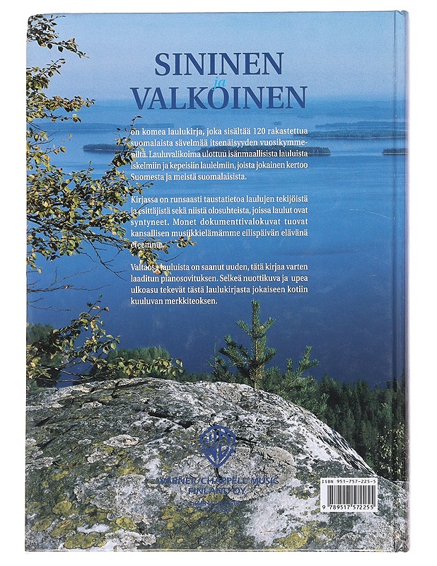 Sininen ja valkoinen : 120 suomalaista sävelmää - Hakasalo, Ilpo - Musiikki- ja elokuvakirjat - 10105574515 - 1