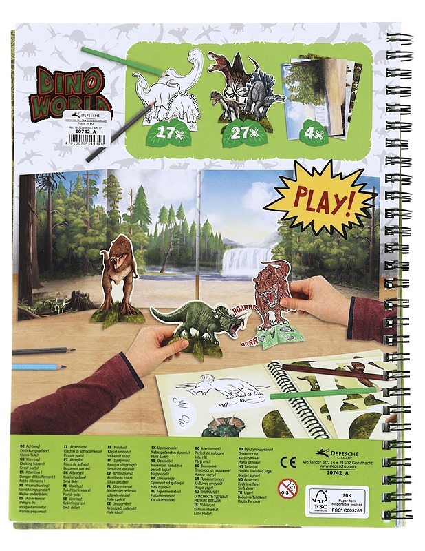 Dinoworld activity book - Lastenkirjat - 10105574516 - 1