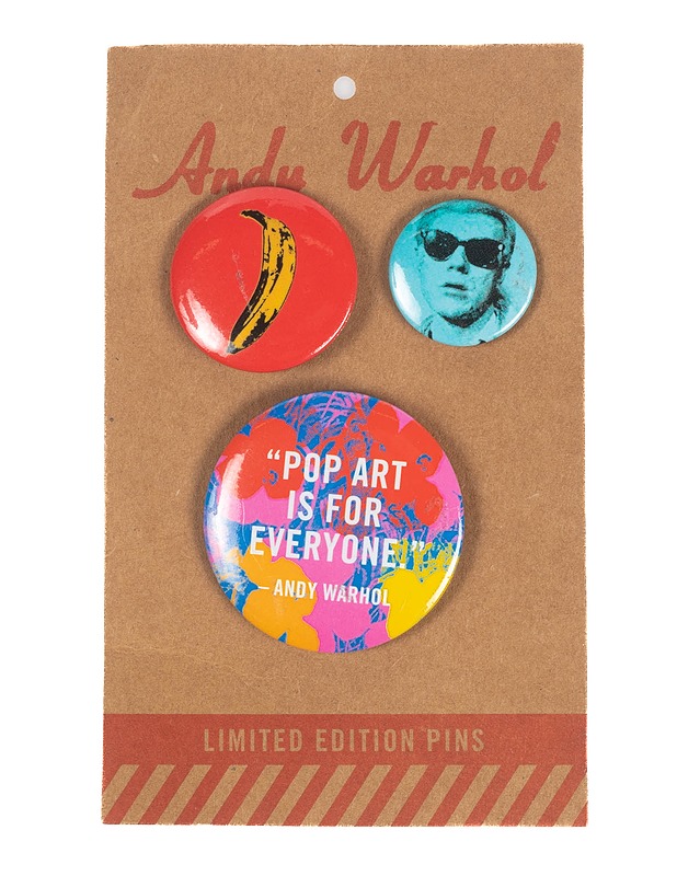 ANDY WARHOL rintamerkki, 3 kpl - Askartelu - 10105574545 - 0